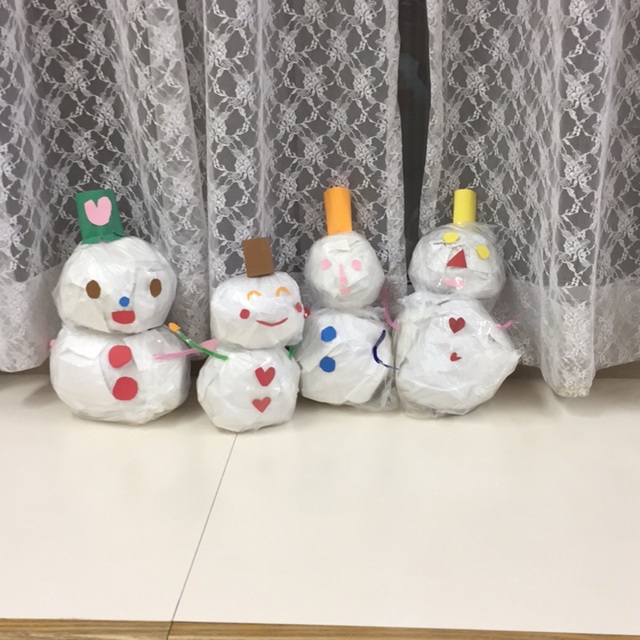 【みんなの投稿】製作/雪だるま 【みんなの投稿】製作/雪だるま