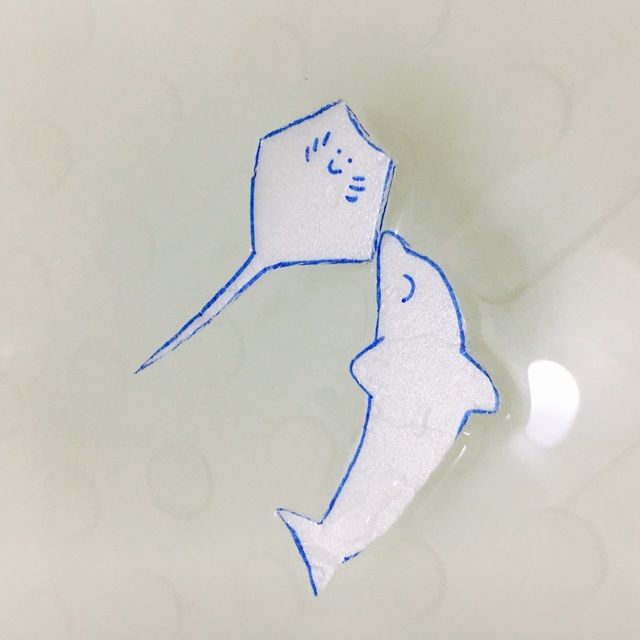 【みんなの投稿】発泡スチロールの魚 【みんなの投稿】発泡スチロールの魚