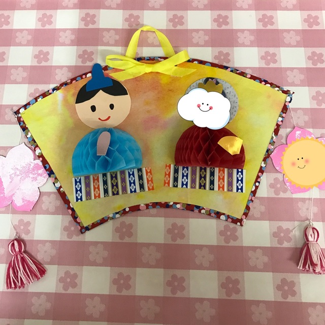 【みんなの投稿】【ふんわりお雛様】 【みんなの投稿】【ふんわりお雛様】