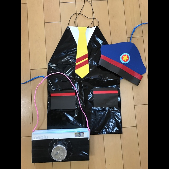 【みんなの投稿】運動会競技。車掌さんなりきりセット。 【みんなの投稿】運動会競技。車掌さんなりきりセット。