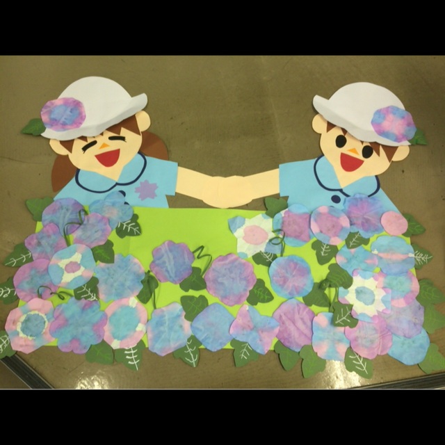 【みんなの投稿】障子紙で浸し染 【みんなの投稿】障子紙で浸し染