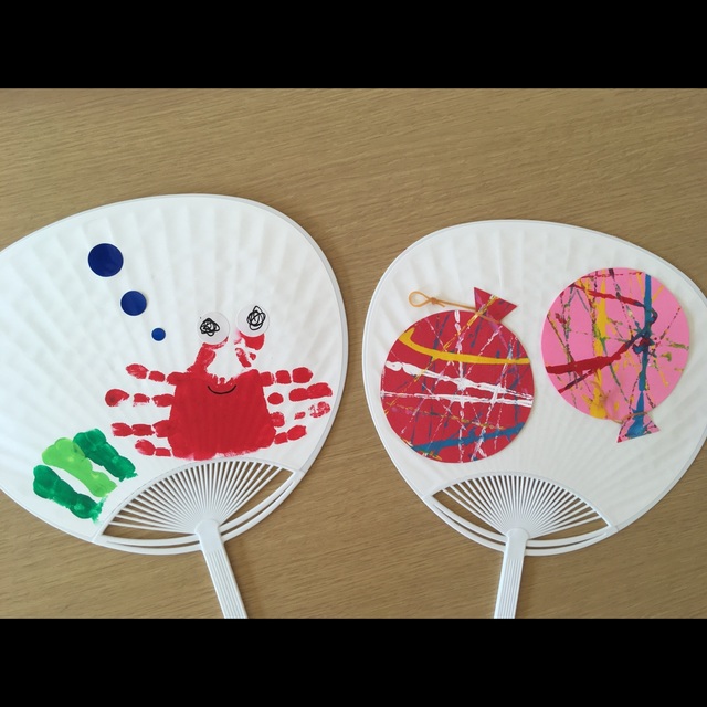 【みんなの投稿】うちわ製作 【みんなの投稿】うちわ製作