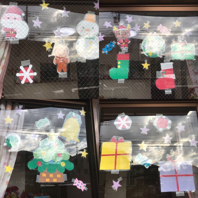 【みんなの投稿】【クリスマス】【窓画】 【みんなの投稿】【クリスマス】【窓画】