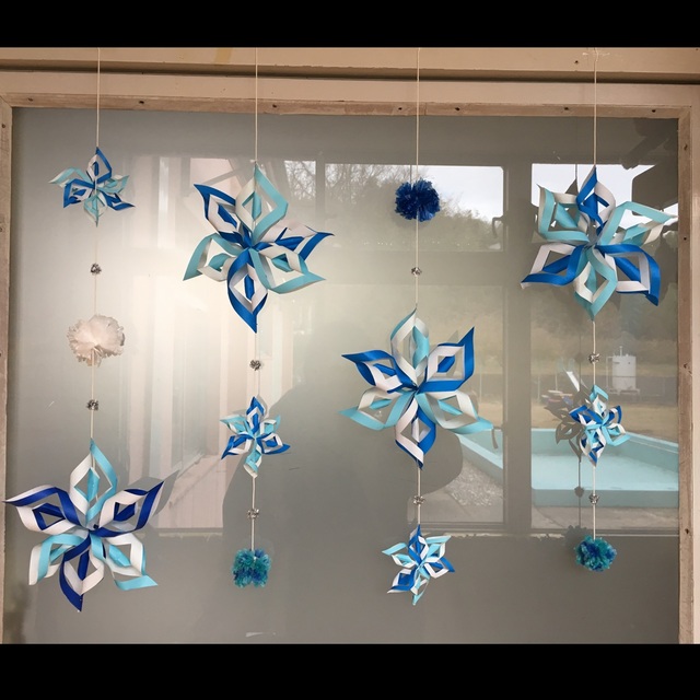 【みんなの投稿】【❄️雪の結晶  飾り❄️】 【みんなの投稿】【❄️雪の結晶  飾り❄️】