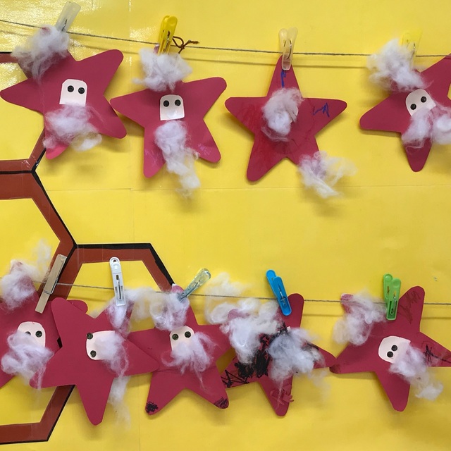 【みんなの投稿】星の形のサンタクロース 【みんなの投稿】星の形のサンタクロース