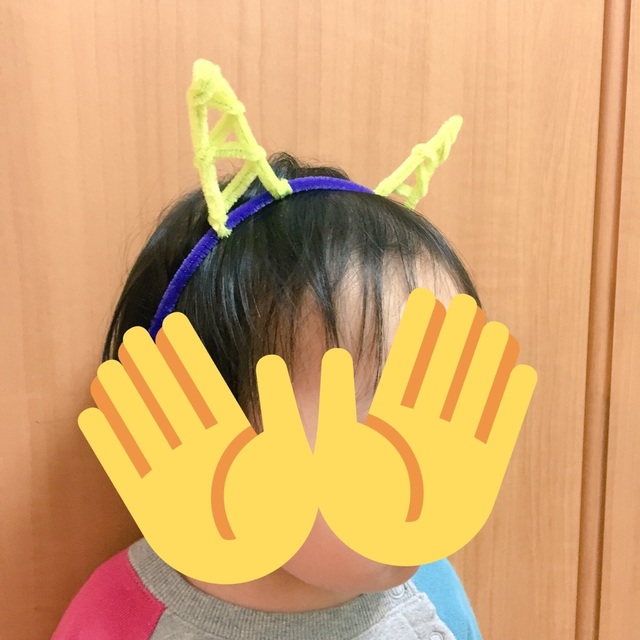 【みんなの投稿】モールで鬼のツノカチューシャ 【みんなの投稿】モールで鬼のツノカチューシャ