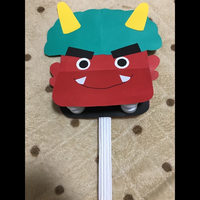 【みんなの投稿】鬼のカスタネット 【みんなの投稿】鬼のカスタネット