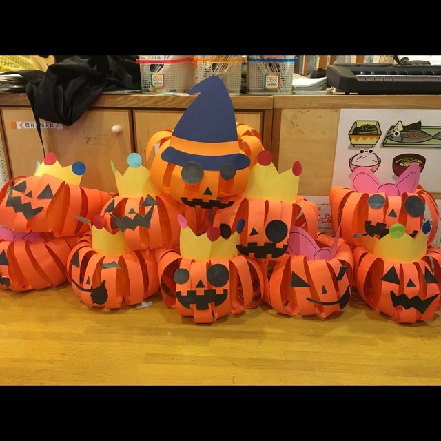 【みんなの投稿】4歳児製作*ジャックオランタン 【みんなの投稿】4歳児製作*ジャックオランタン
