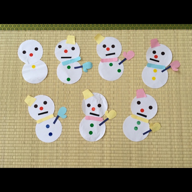 【みんなの投稿】製作雪だるま 【みんなの投稿】製作雪だるま