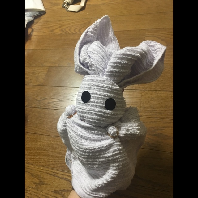 【みんなの投稿】タオルうさぎ 【みんなの投稿】タオルうさぎ