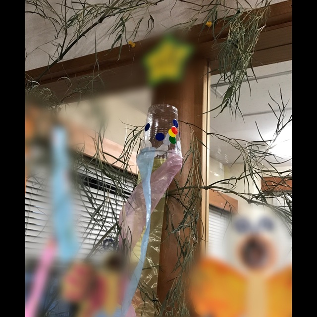 【みんなの投稿】7月☆七夕製作☆1歳児 【みんなの投稿】7月☆七夕製作☆1歳児