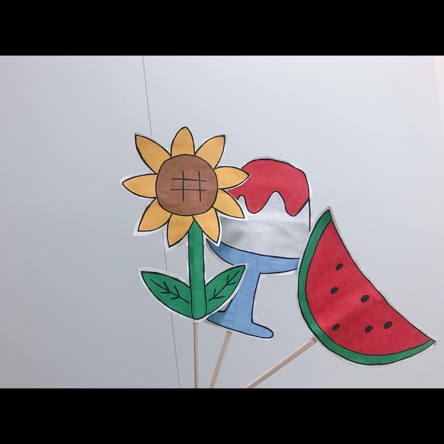 【みんなの投稿】ペープサート 夏 【みんなの投稿】ペープサート 夏