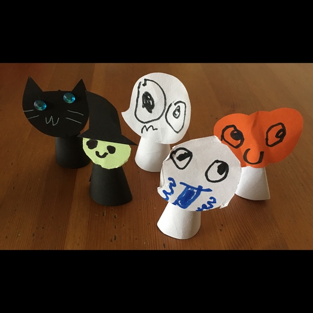 【みんなの投稿】ハロウィン指人形 【みんなの投稿】ハロウィン指人形