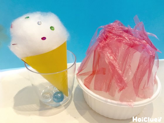 アイスクリームとかき氷の製作