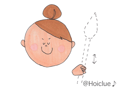 やりだって持ってるもん 保護者が槍を持つ仕草をするイラスト