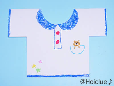 写真4 画用紙のシャツに絵を描いた写真