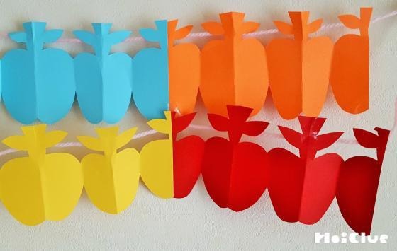 りんごのオーナメント〜チョキチョキ楽しむ部屋飾り〜 りんごのオーナメント〜チョキチョキ楽しむ部屋飾り〜