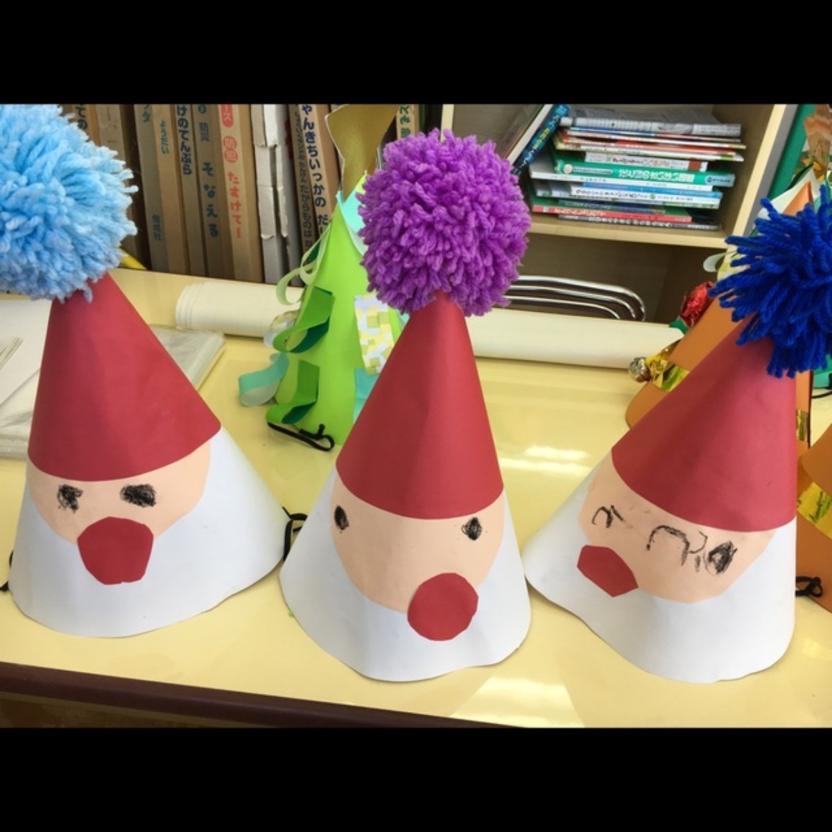 【みんなの投稿】クリスマス会のサンタ帽子 【みんなの投稿】クリスマス会のサンタ帽子