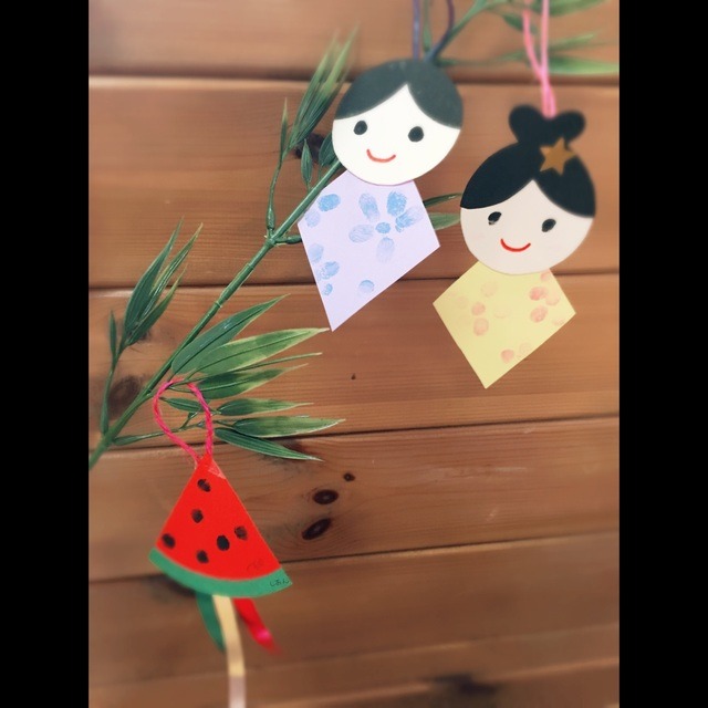 【みんなの投稿】七夕製作 0歳児 【みんなの投稿】七夕製作 0歳児