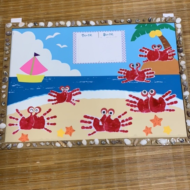 【みんなの投稿】夏の行事予定壁画 【みんなの投稿】夏の行事予定壁画