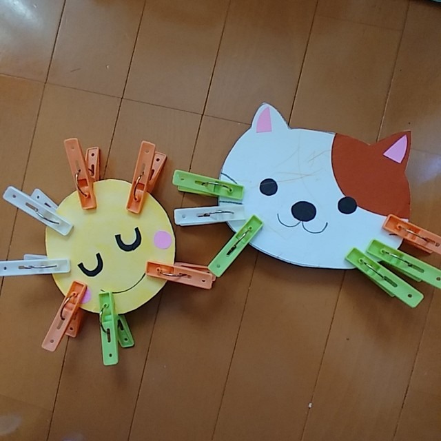 【みんなの投稿】「洗濯ばさみあそび」 【みんなの投稿】「洗濯ばさみあそび」