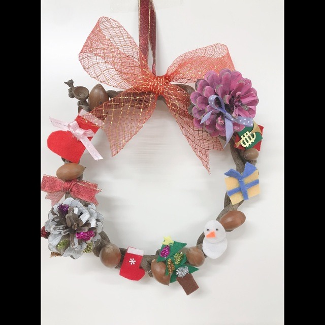 【みんなの投稿】5歳児 クリスマス🎄リース 【みんなの投稿】5歳児 クリスマス🎄リース