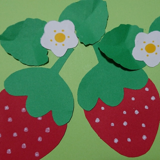 【みんなの投稿】イチゴ🍓の製作 【みんなの投稿】イチゴ🍓の製作