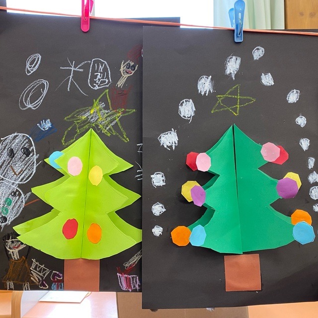 【みんなの投稿】5歳児 クリスマスツリー🎄 【みんなの投稿】5歳児 クリスマスツリー🎄