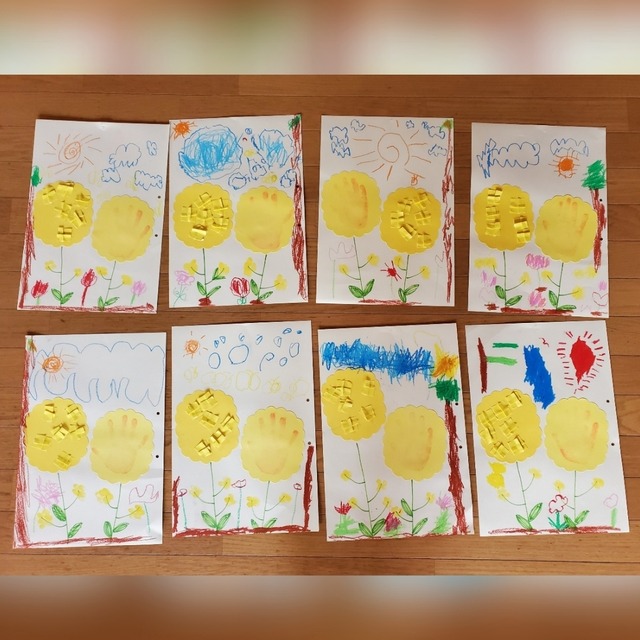 【みんなの投稿】3歳児製作 菜の花 【みんなの投稿】3歳児製作 菜の花