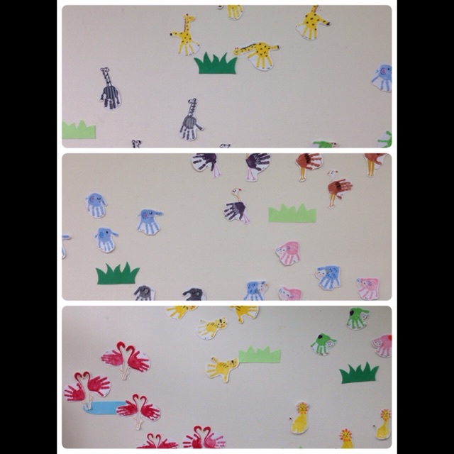 【みんなの投稿】手形・足型でミニ動物園