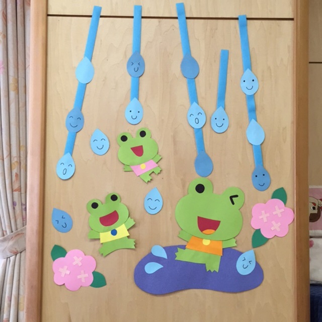 【みんなの投稿】カエル　壁面製作