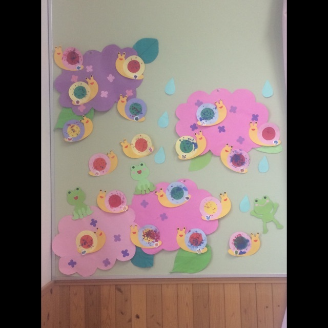 【みんなの投稿】６月壁面 1歳児