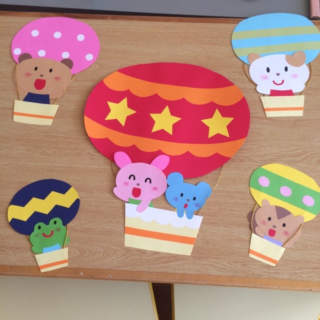 【みんなの投稿】壁面「気球」