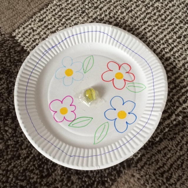 【みんなの投稿】紙皿コマ