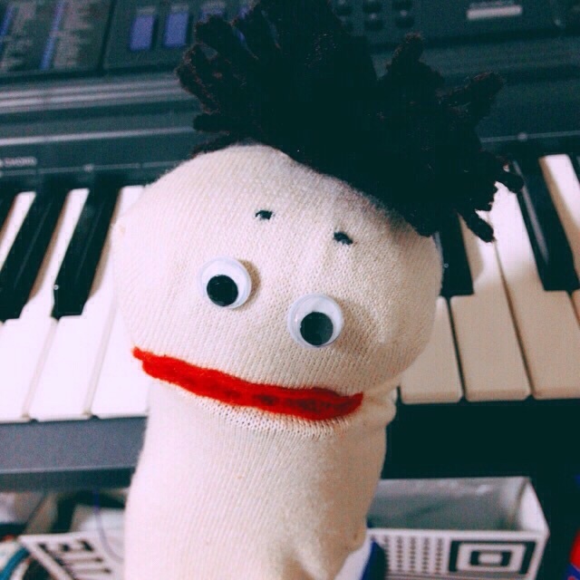 【みんなの投稿】靴下人形( 1 )「ふうたくん」