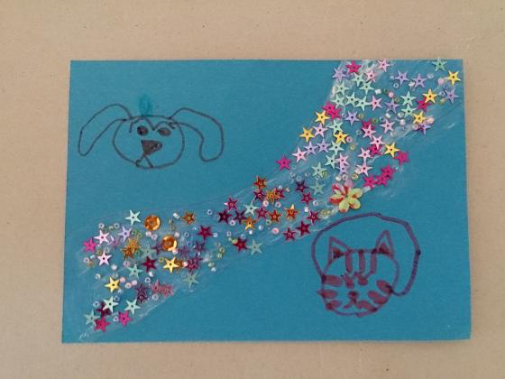 キラキラ天の川〜立体感が楽しい七夕にピッタリの製作遊び〜