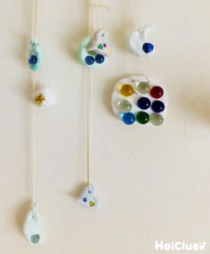 涼しげビー玉飾り〜ガラスの輝きがきれいな夏にもってこいの手作り飾り〜