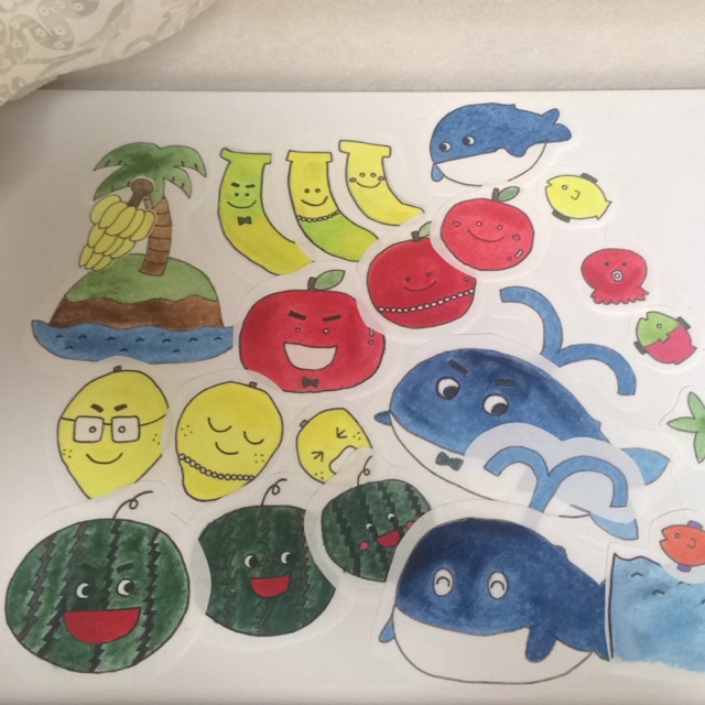 【みんなの投稿】パネルシアター バナナの親子