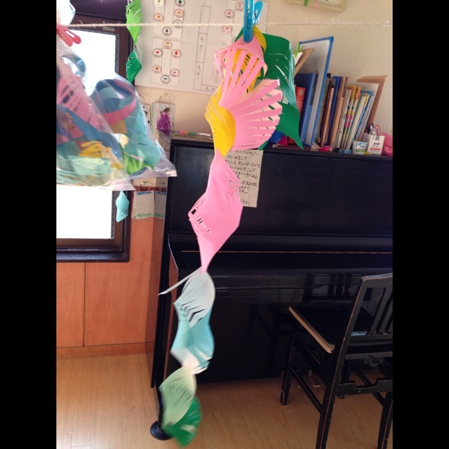 【みんなの投稿】5才児　七夕飾り