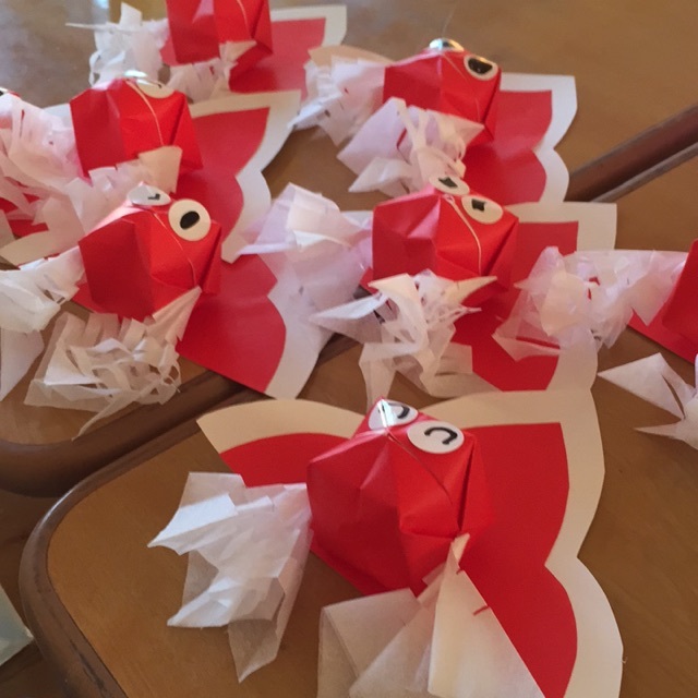 【みんなの投稿】金魚ねぶた大量製作ちゅう！