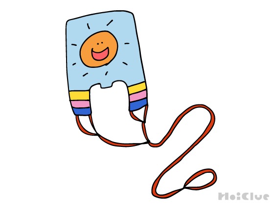 ビニール袋たこ〜走り回って楽しむお正月の手作りおもちゃ〜