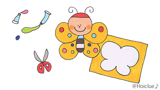 ちょうちょ〜デカルコマニーで楽しむ製作あそび〜