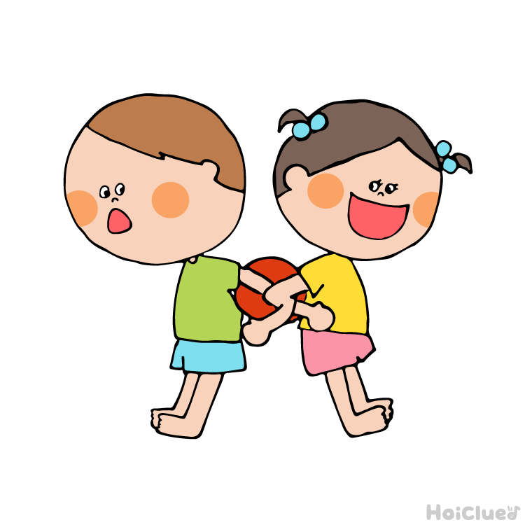 ボール運びリレー〜連携するのががおもしろい、運動あそび〜