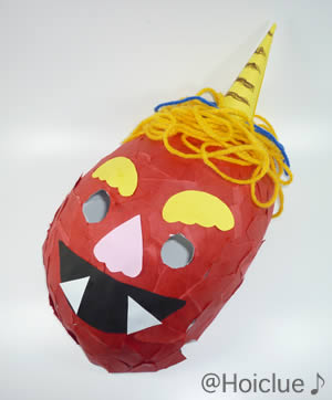 おにのお面～張り子で作る本格的なお面～