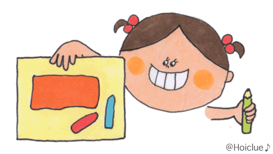 これなーんだ！～クレヨン1本で広がる形あそび～