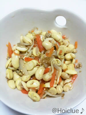 豆もやしナムルの作り方〜栽培した素材でクッキング〜