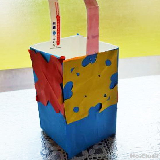 牛乳パックdeバッグ〜木の実拾いにももってこいの手作りバッグ〜