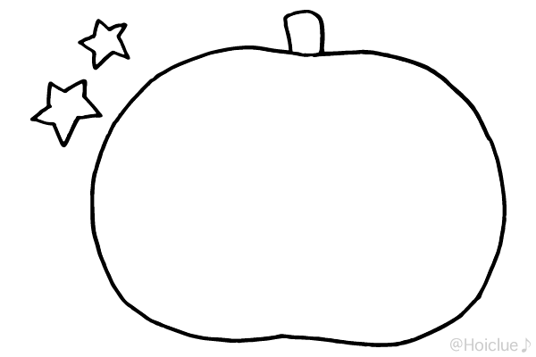 【ぬりえ】カボチャおばけ〜アレンジいろいろバージョン〜