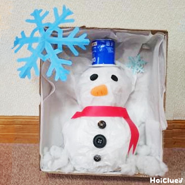 雪だるまのオブジェ〜溶けない手作り雪だるま〜