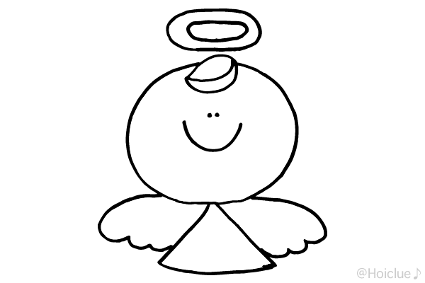 【ぬりえ】天使〜ノーマルバージョン〜